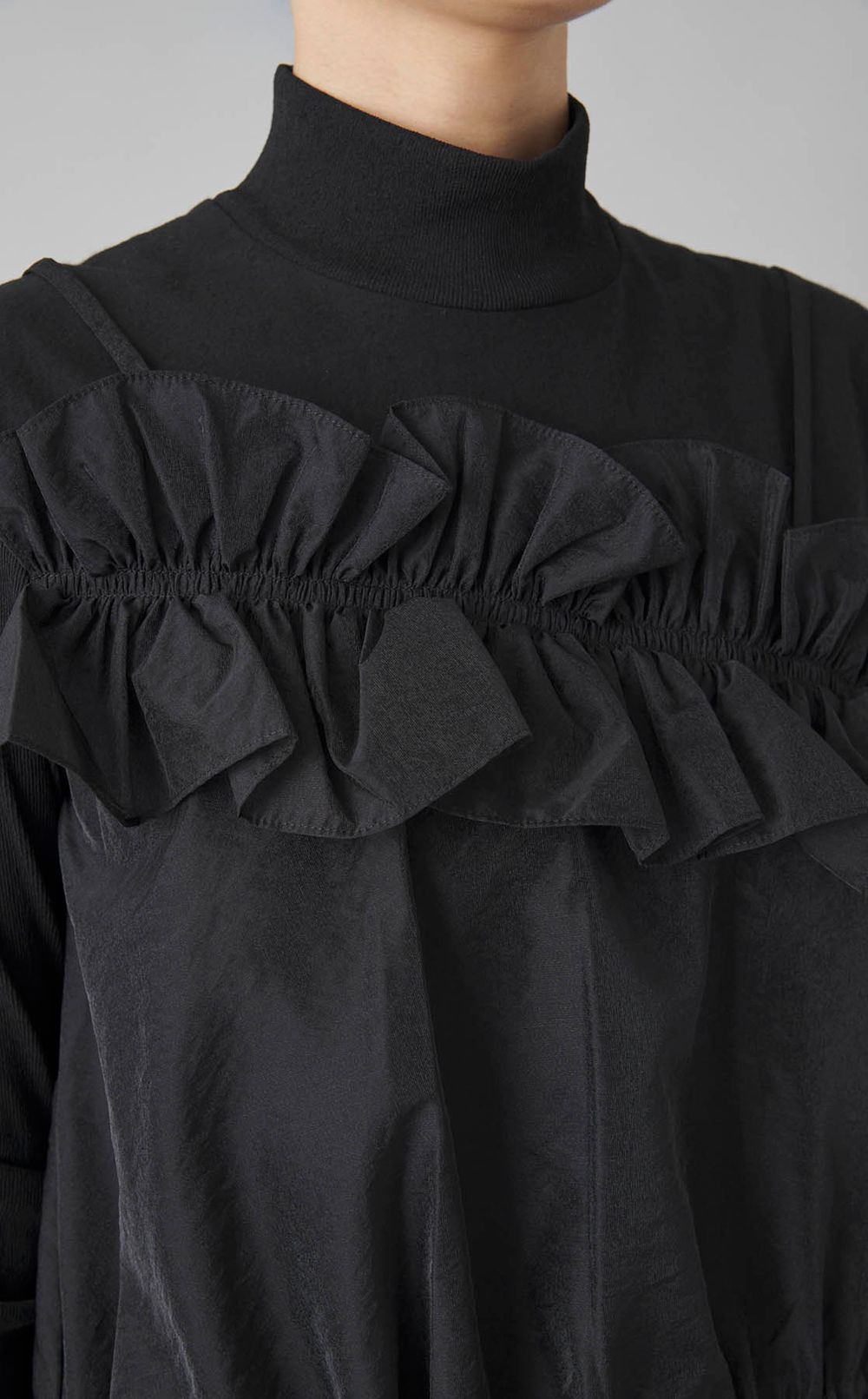 ドロストギャザーワンピース