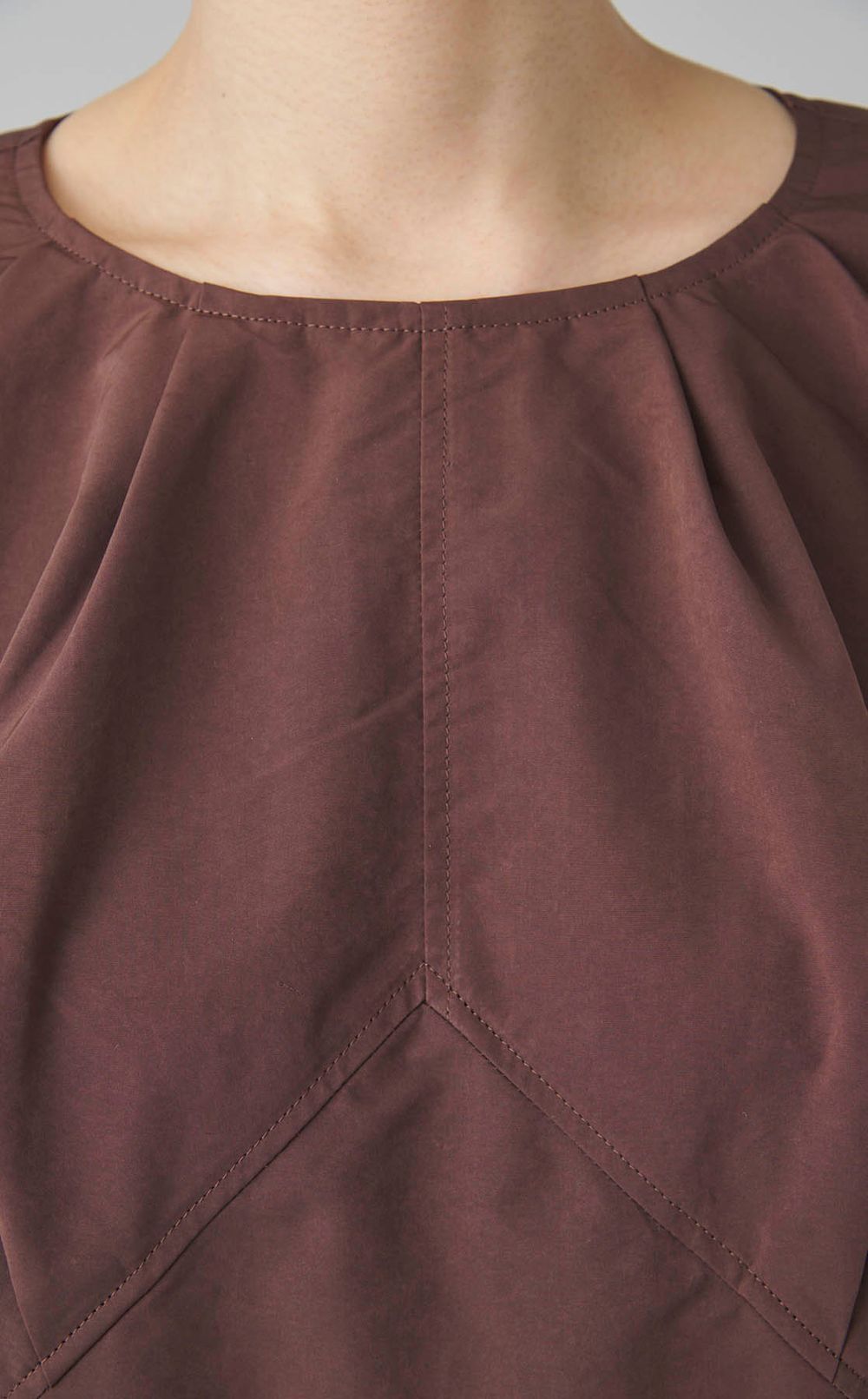 ギャザードレープピーチスキンドレス