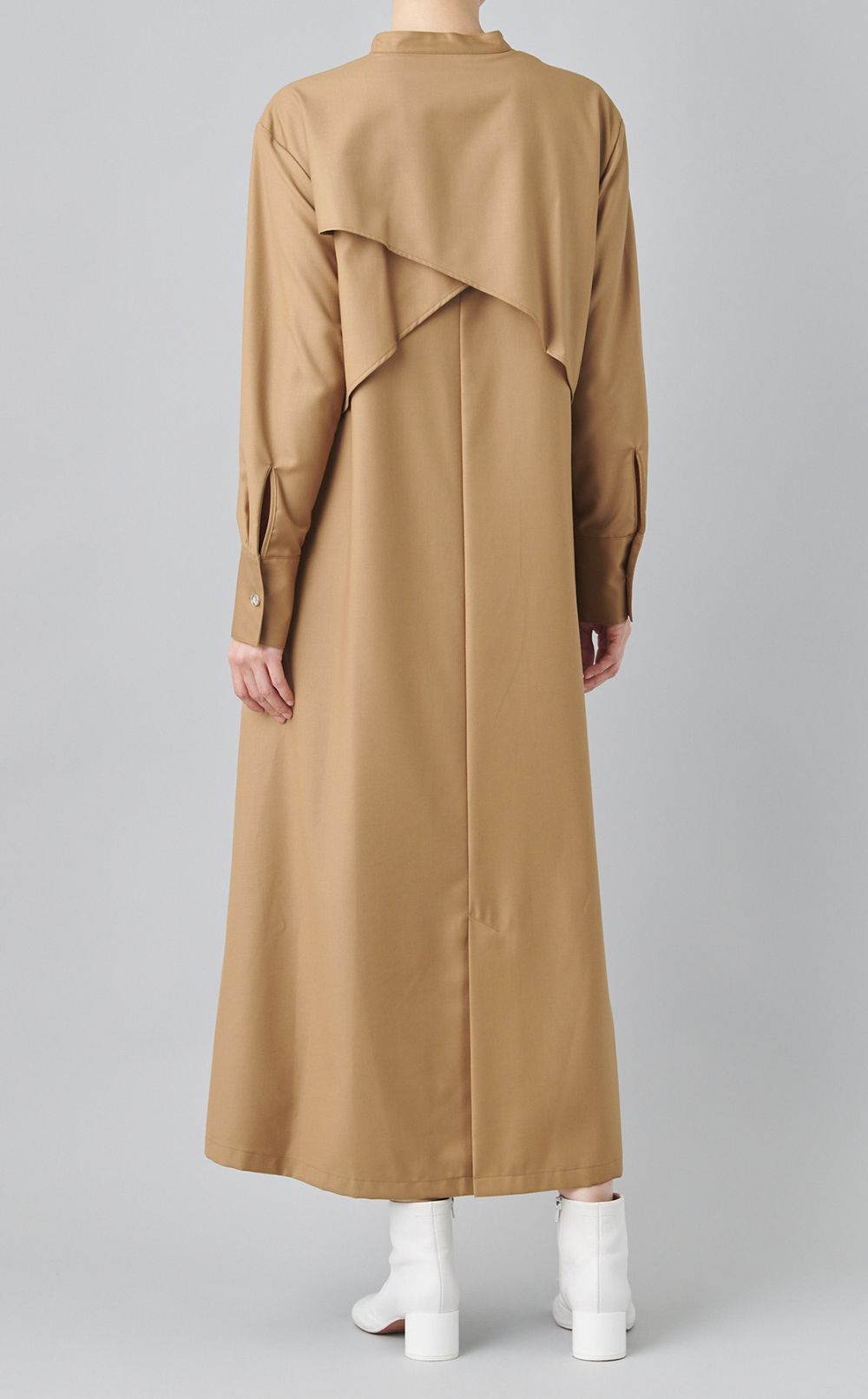 ウエストベルトロングワンピース