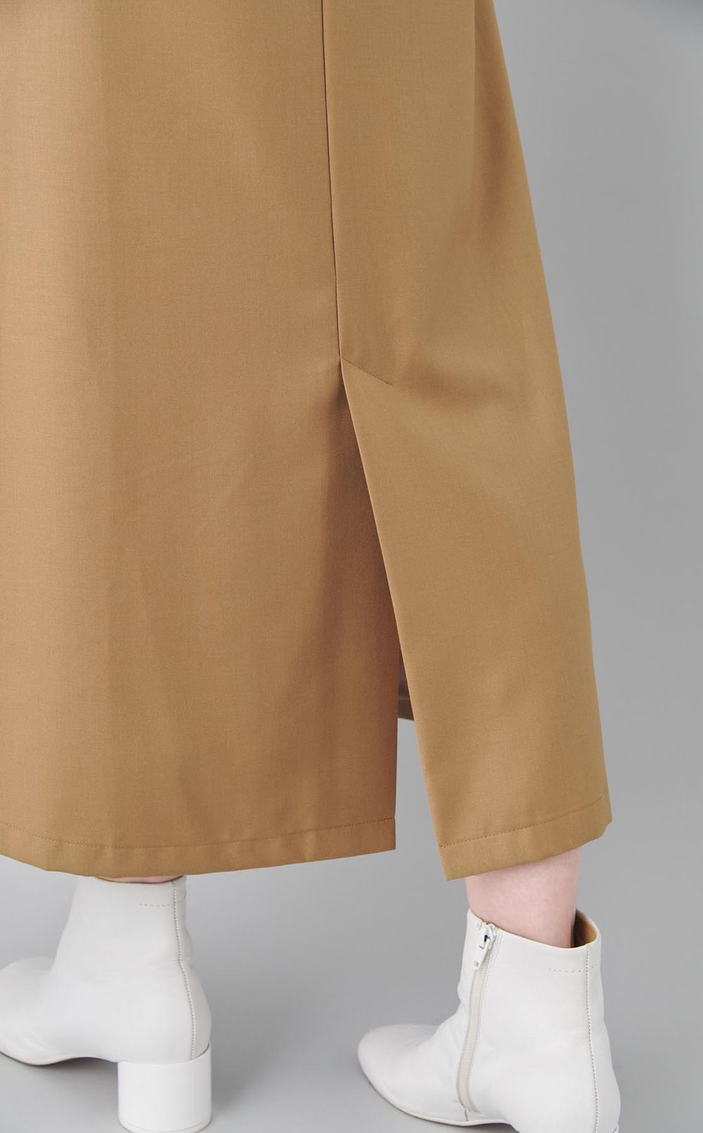 ウエストベルトロングワンピース