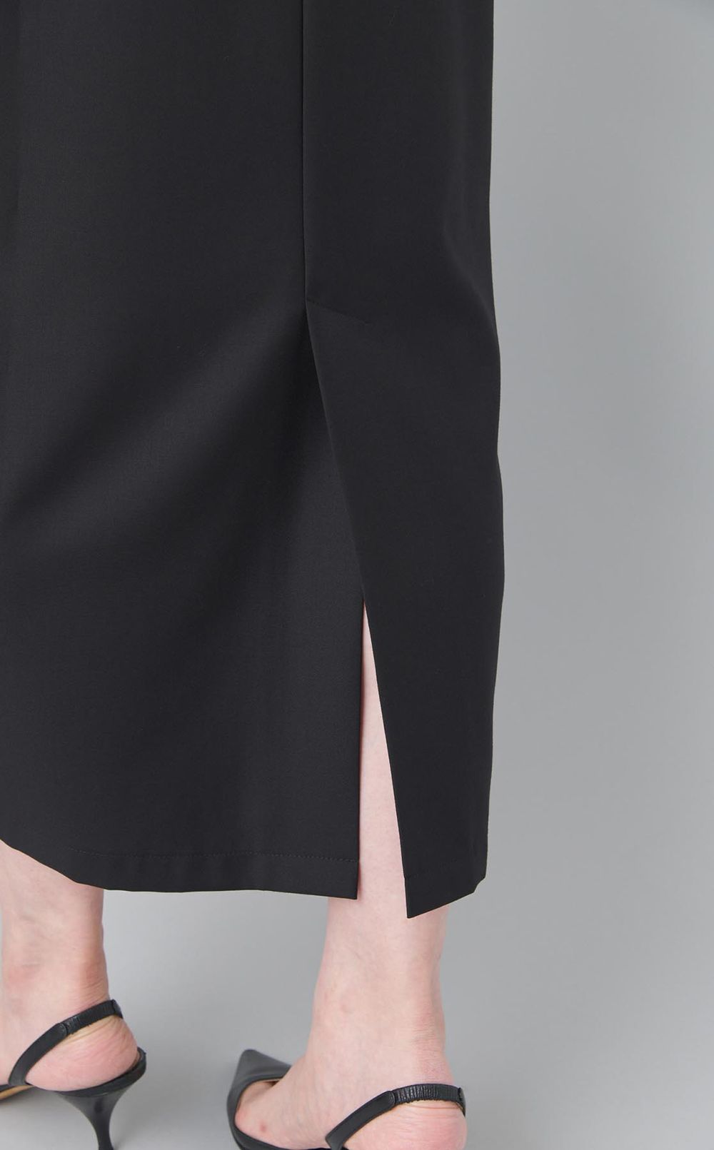 ウエストベルトロングワンピース