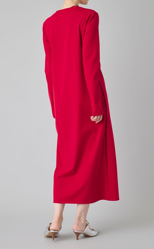 ツイストジャージーロングドレス