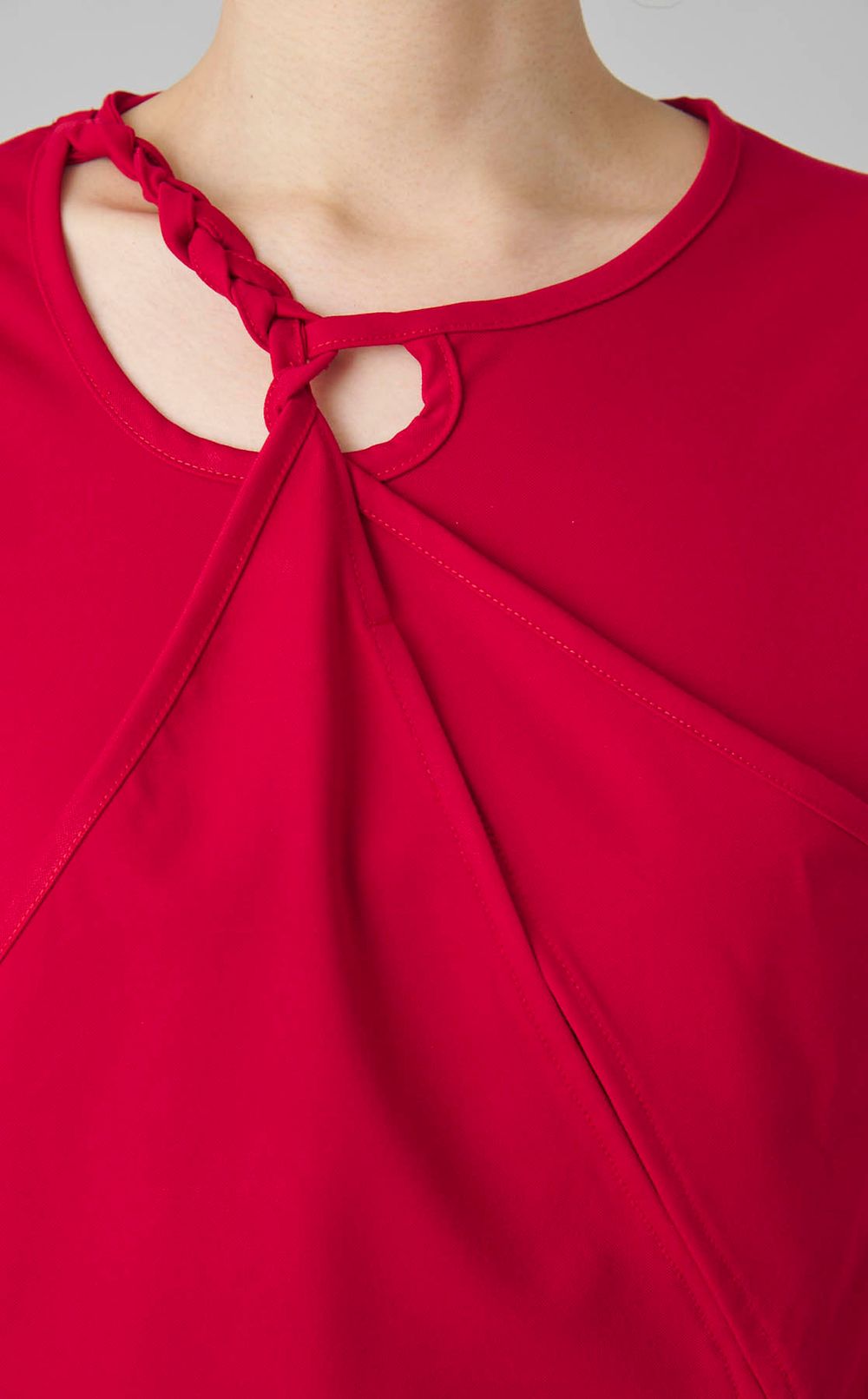 ツイストジャージーロングドレス