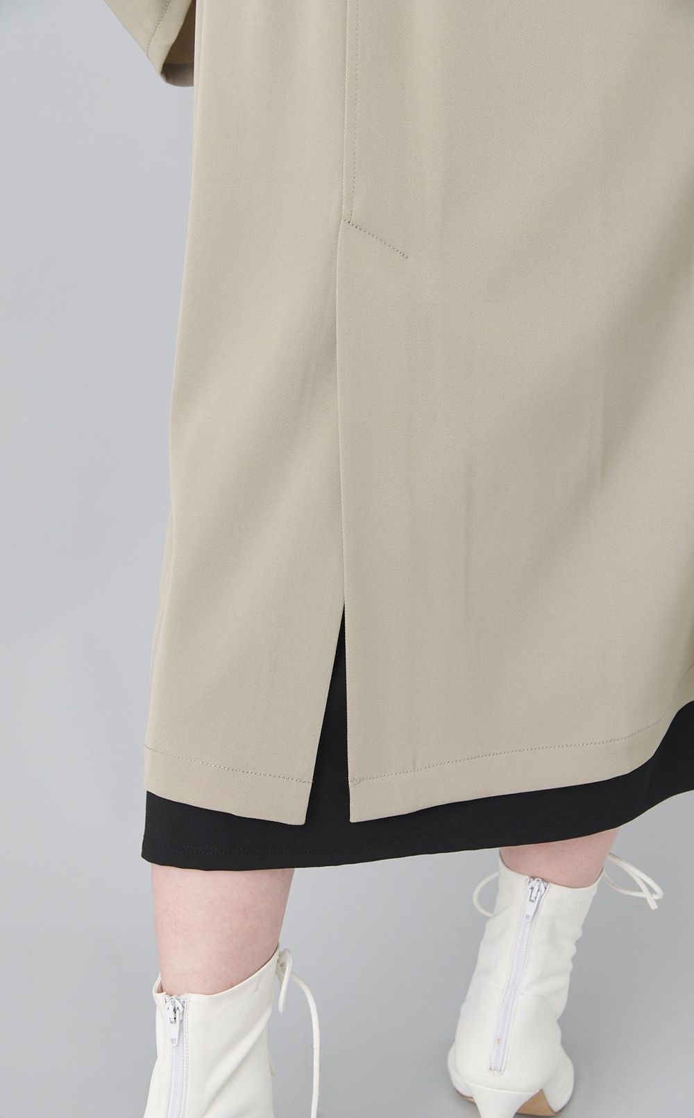 ギャザースリーブミリタリーコート