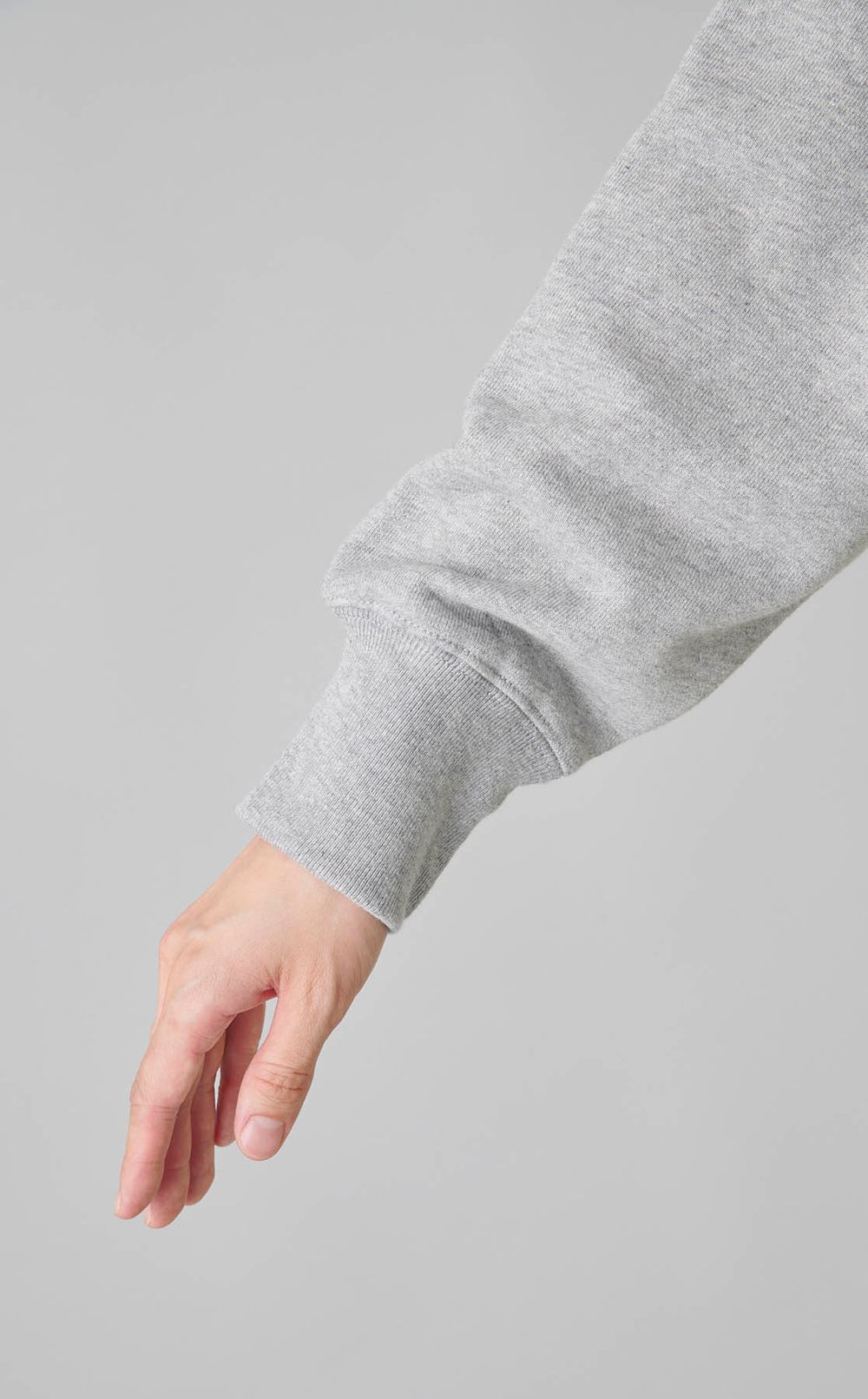 フラワージャガード切替スウェットトップス