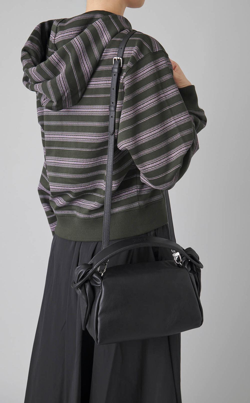 Furoshikiレザーショルダーバッグ