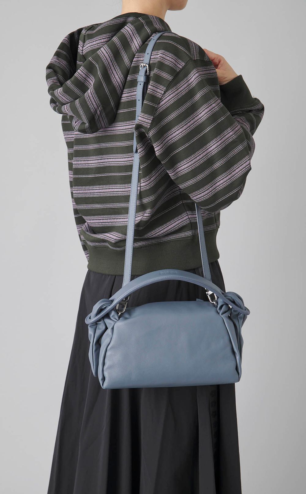 Furoshikiレザーショルダーバッグ