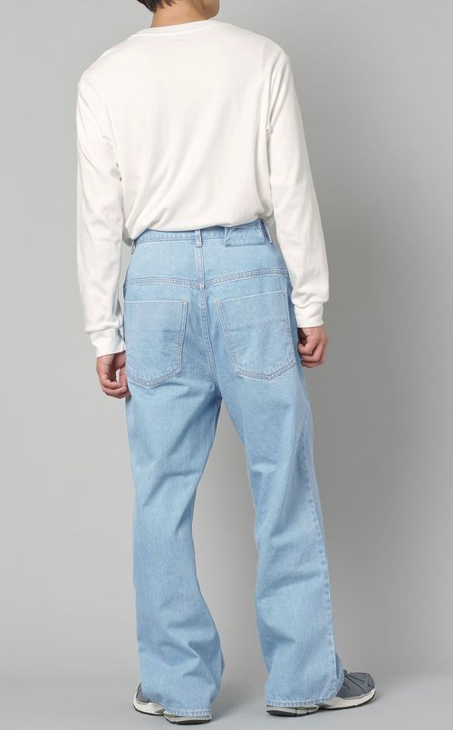 ハイウエストデニムトラウザー