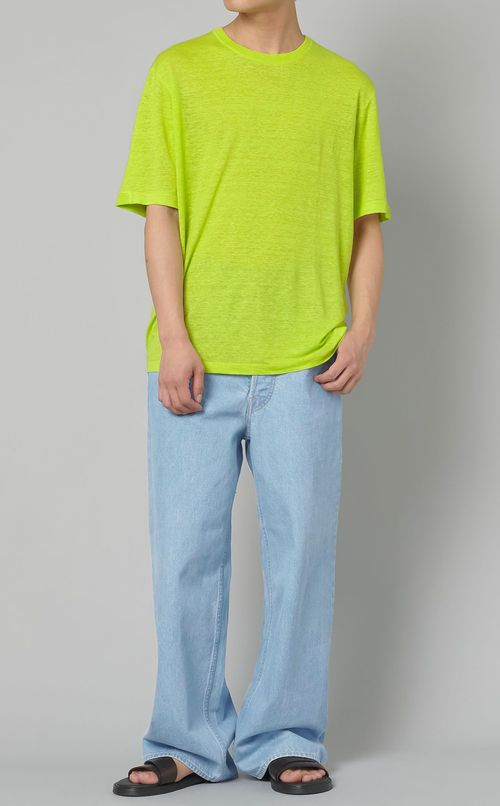 ハイウエストデニムトラウザー