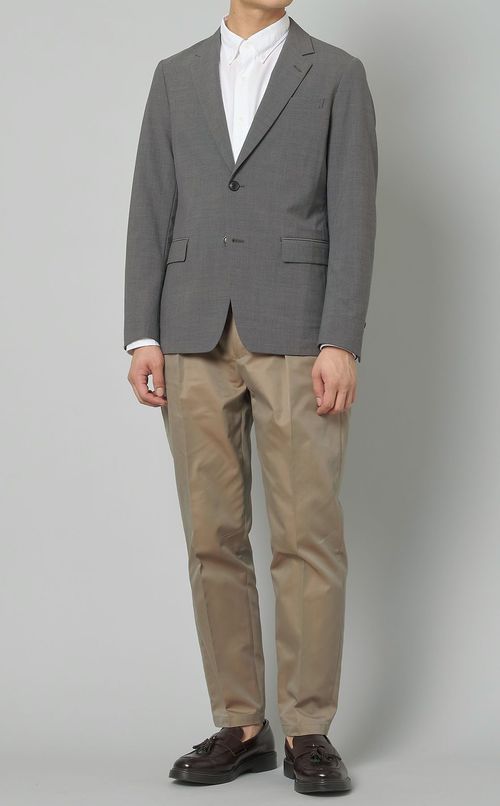 シングルブレスト2ボタンジャケット