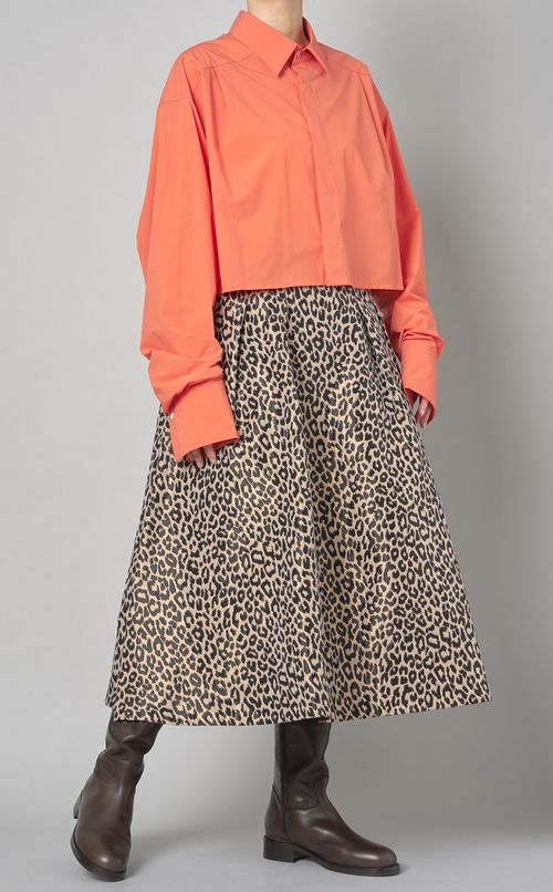 2wayクロップドシャツ