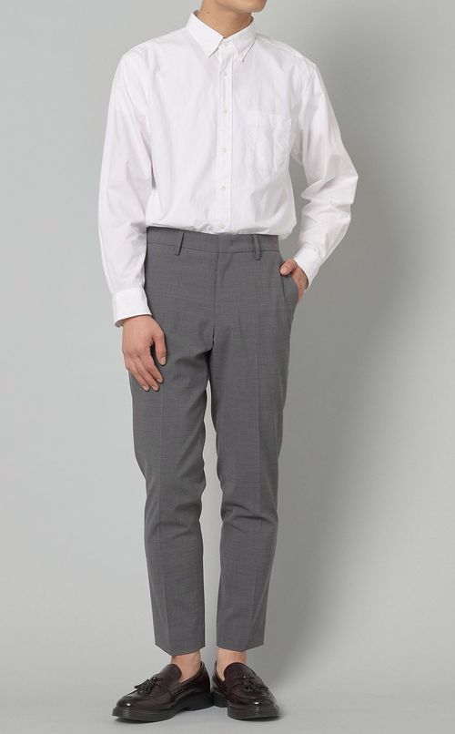 ノープリーツスラックス