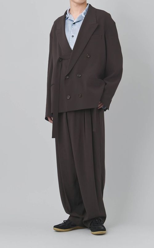 ジョーゼットワイド2タックパンツ