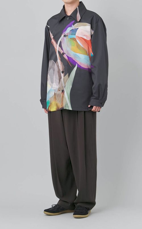 ジョーゼットワイド2タックパンツ