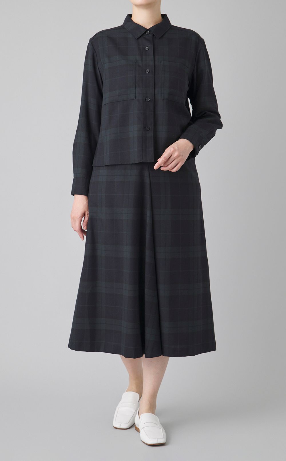 ブラックウォッチフレアスカート