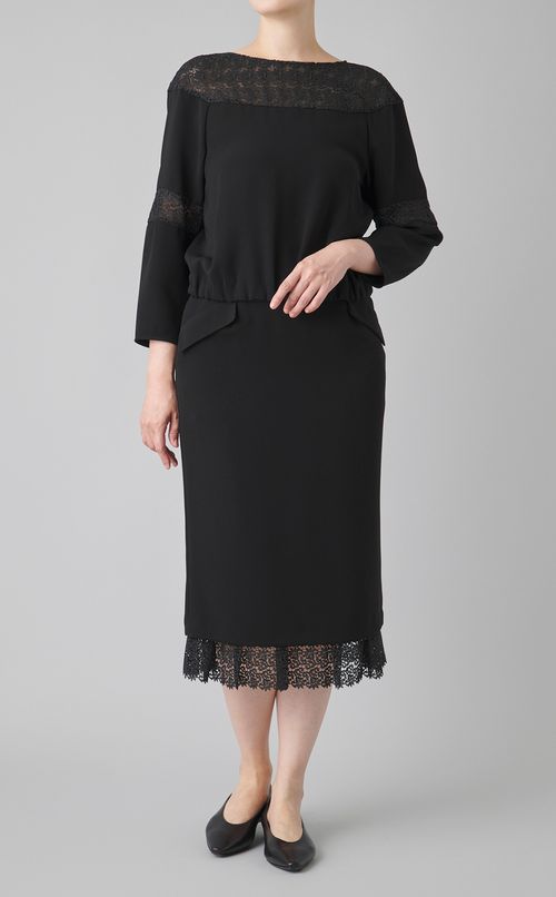 レースドッキングブラウス