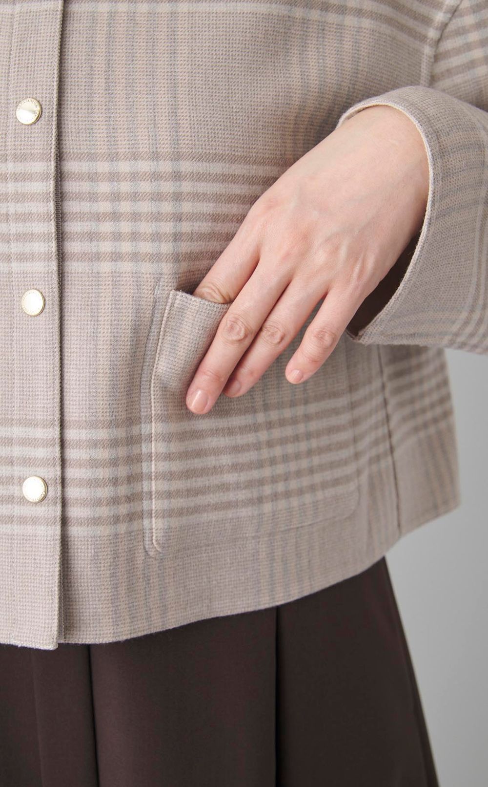 リバーシブルショートジャケット