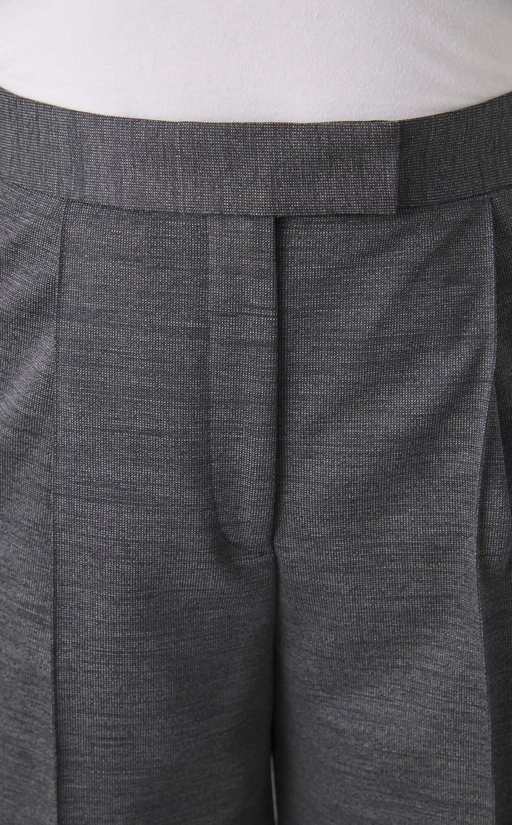 センタープレスワイドパンツ