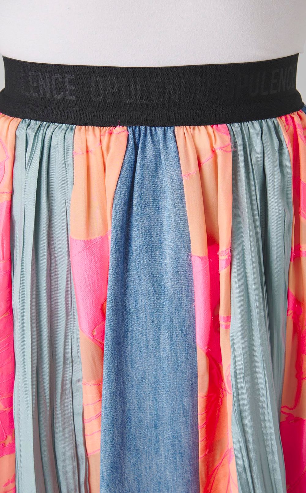 【reADdress】ストラップパッチワークスカート