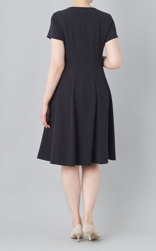 ストレッチショートスリーブワンピース