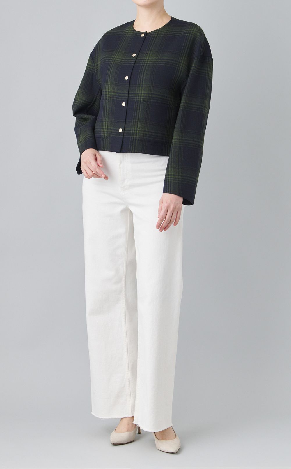 リバーシブルショートジャケット