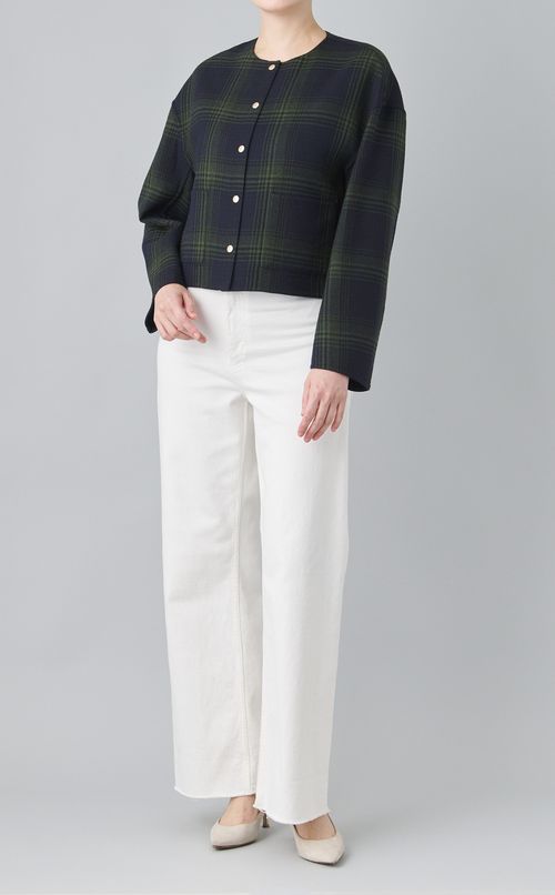 リバーシブルショートジャケット