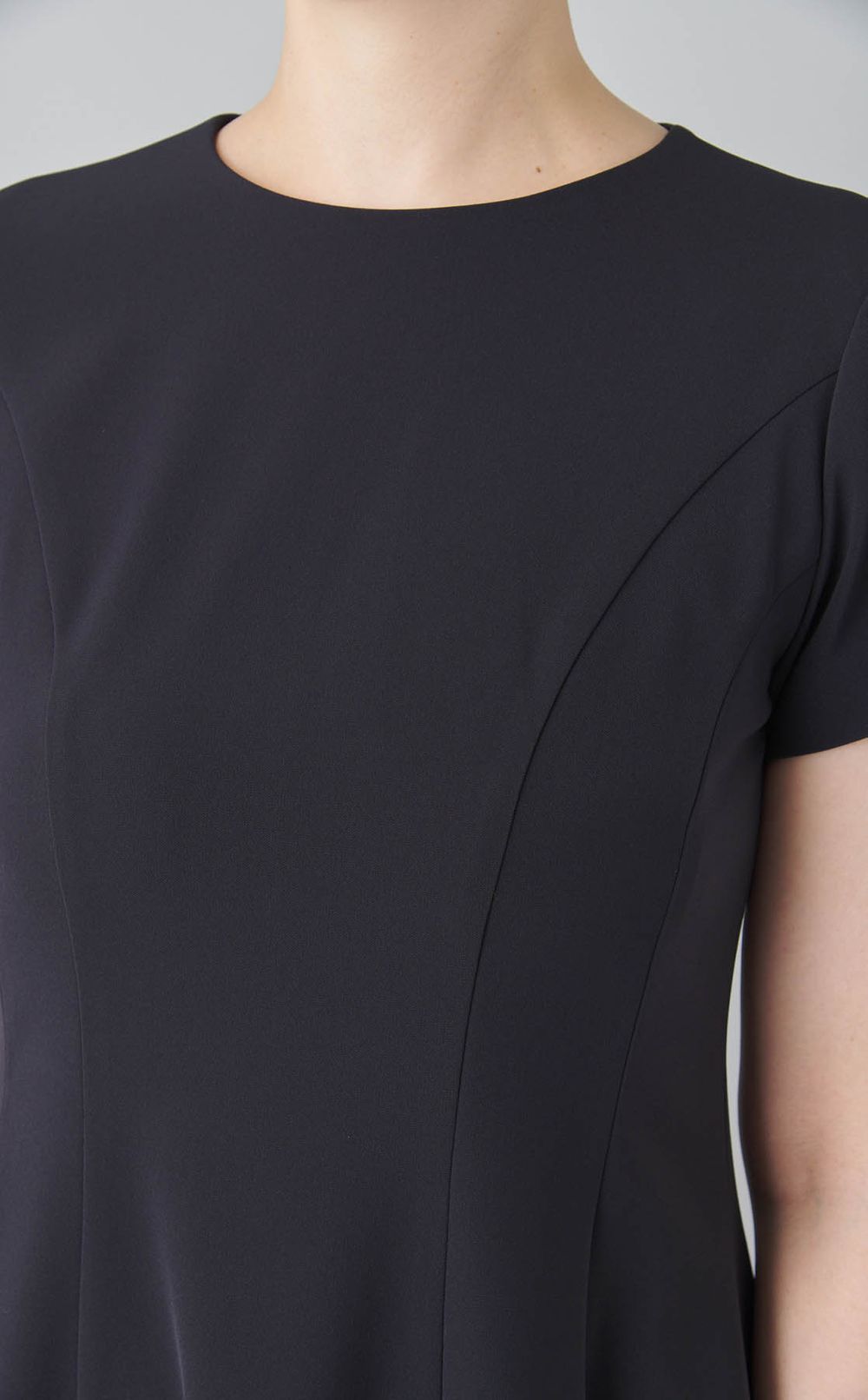 ストレッチショートスリーブワンピース