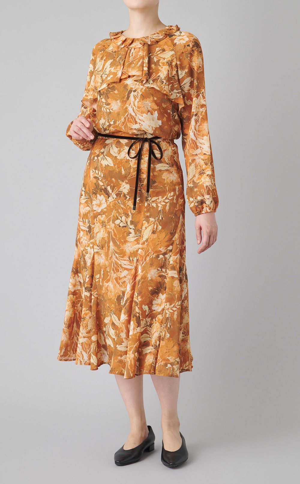 フィオーレプリントフレアスカート