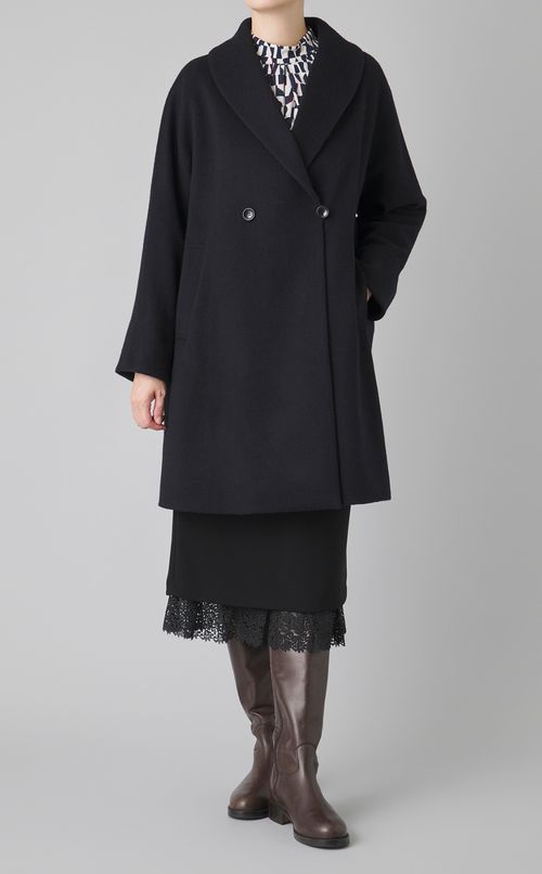 セミダブルショールカラーコート