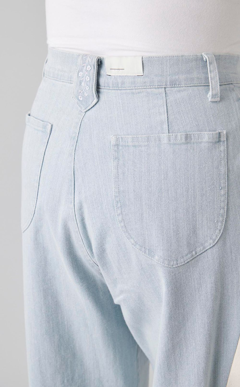 【reADdress】デニム切替パンツ