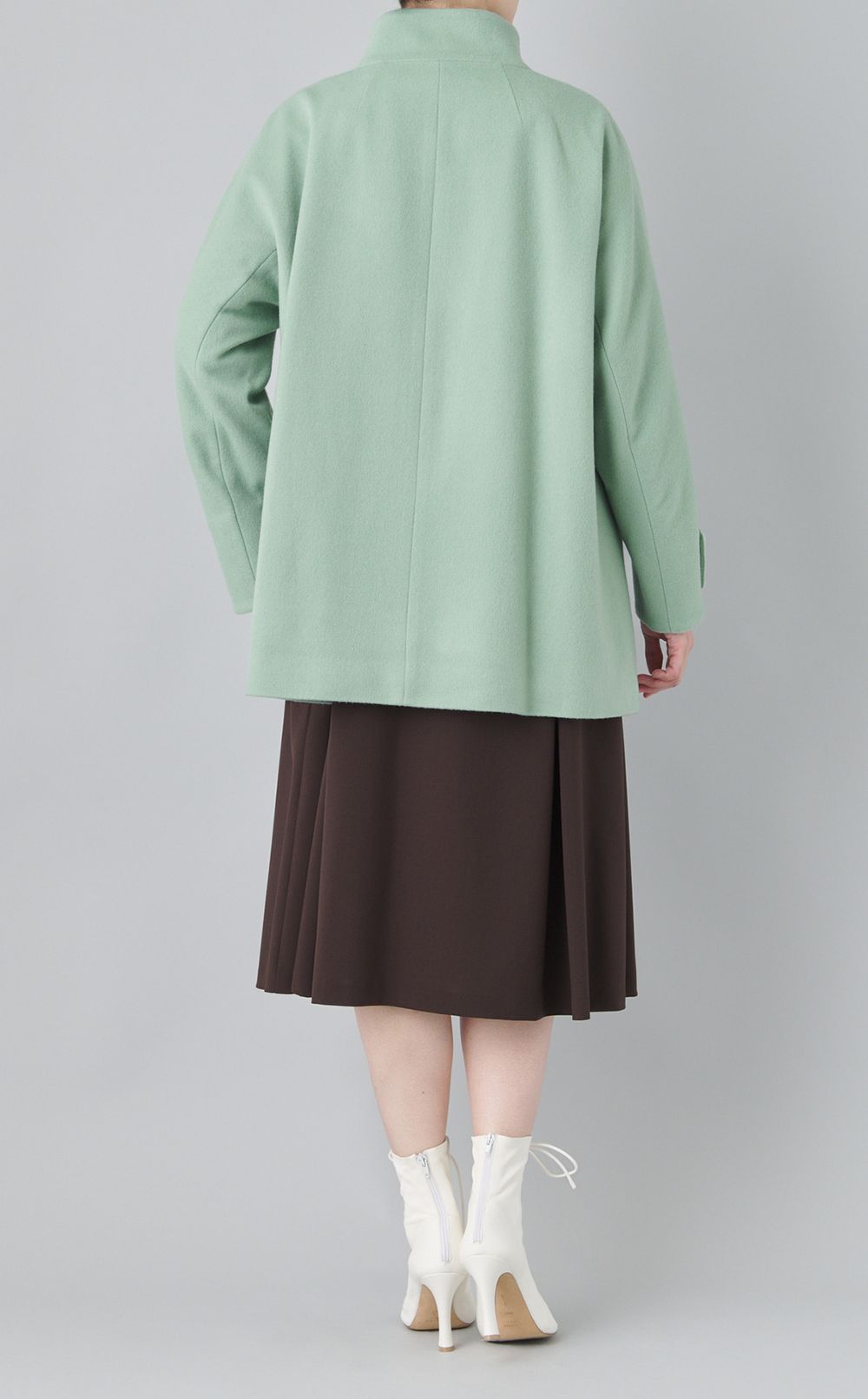 セミダブルスタンドカラーコート