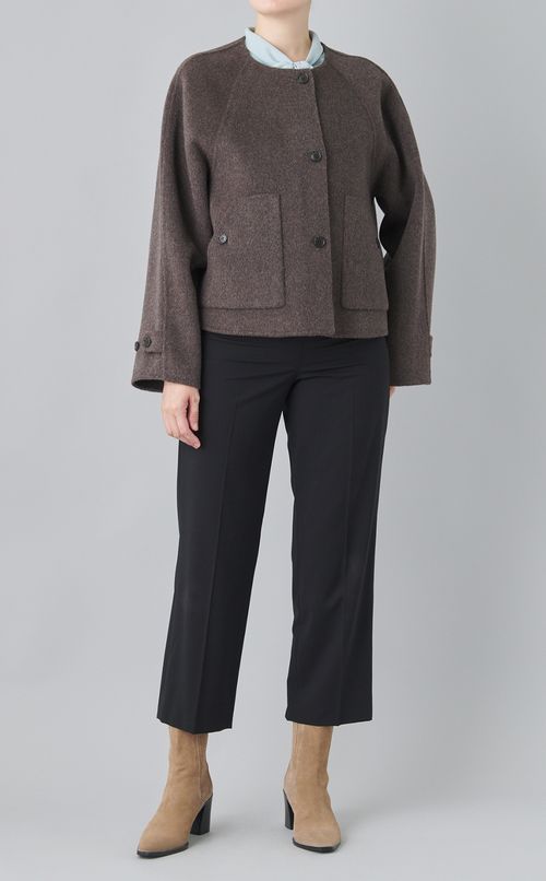 ウールカシミアショートコート