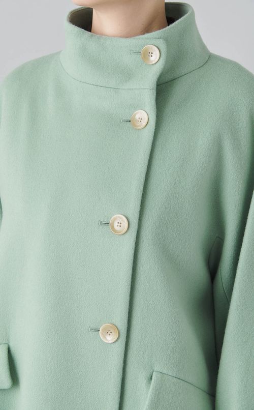 セミダブルスタンドカラーコート