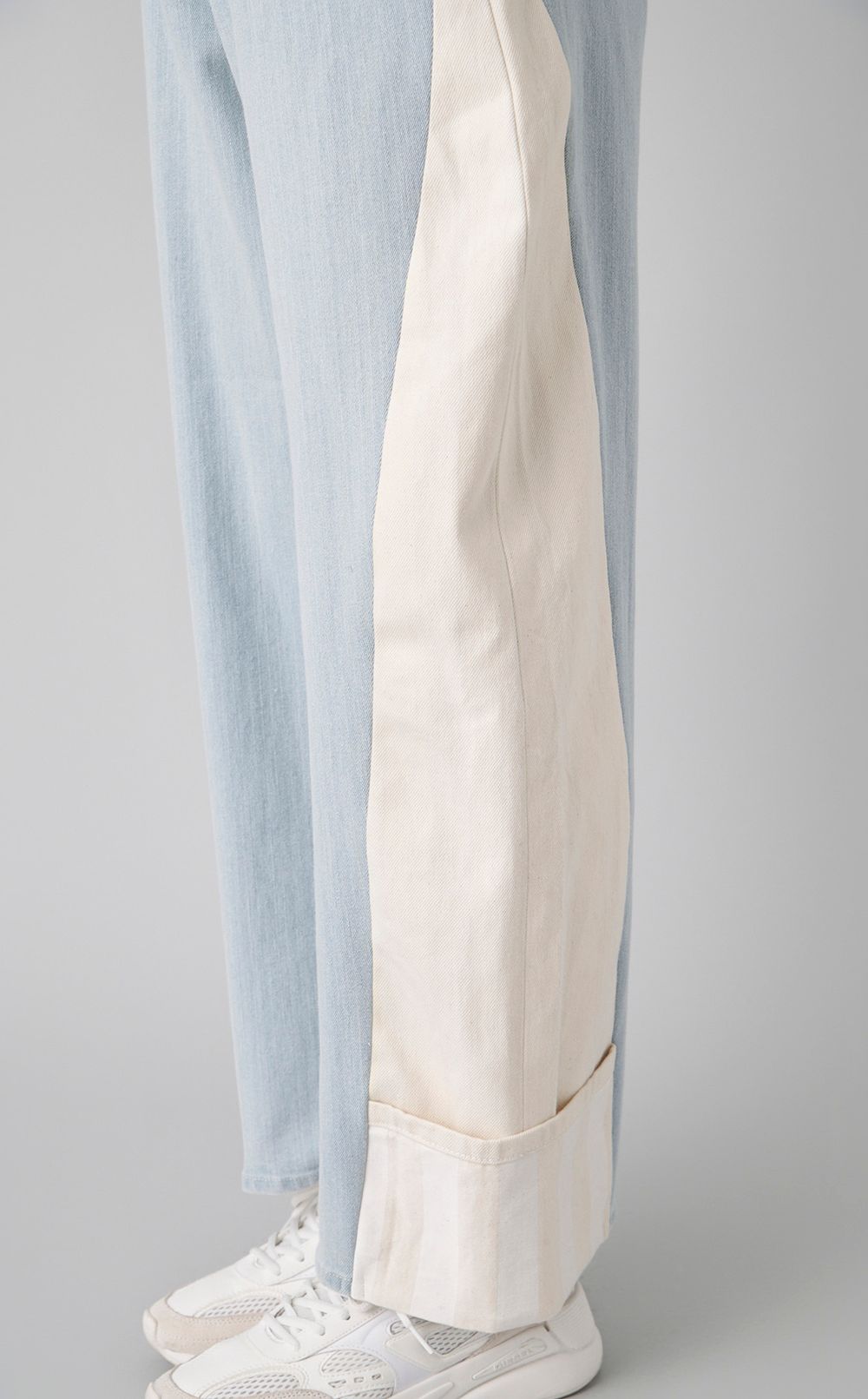 【reADdress】デニム切替パンツ
