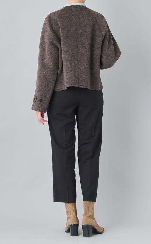 ウールカシミアショートコート