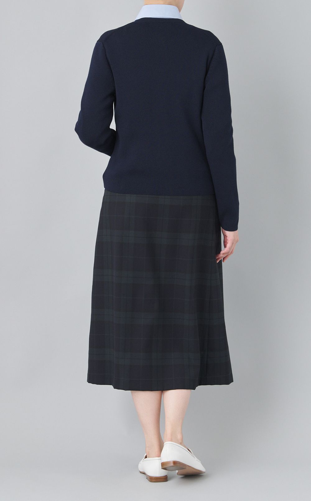 ミラノリブノーカラーニットジャケット