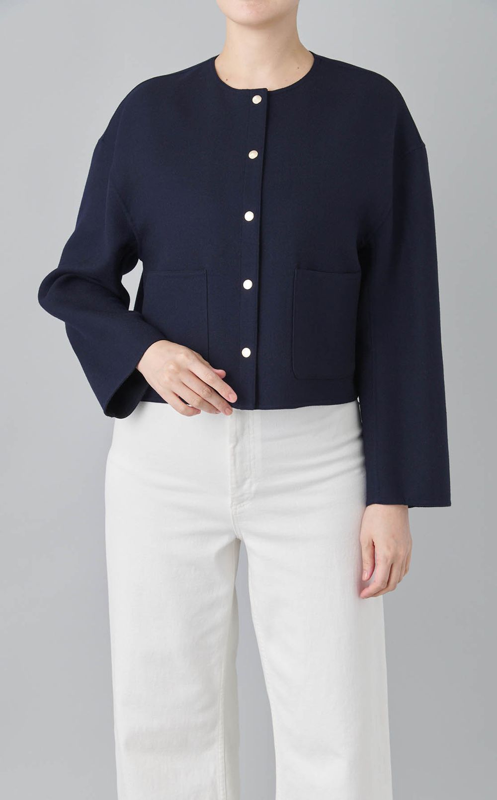 リバーシブルショートジャケット