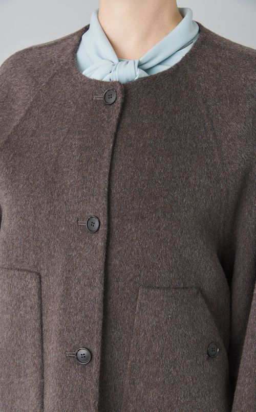 ウールカシミアショートコート