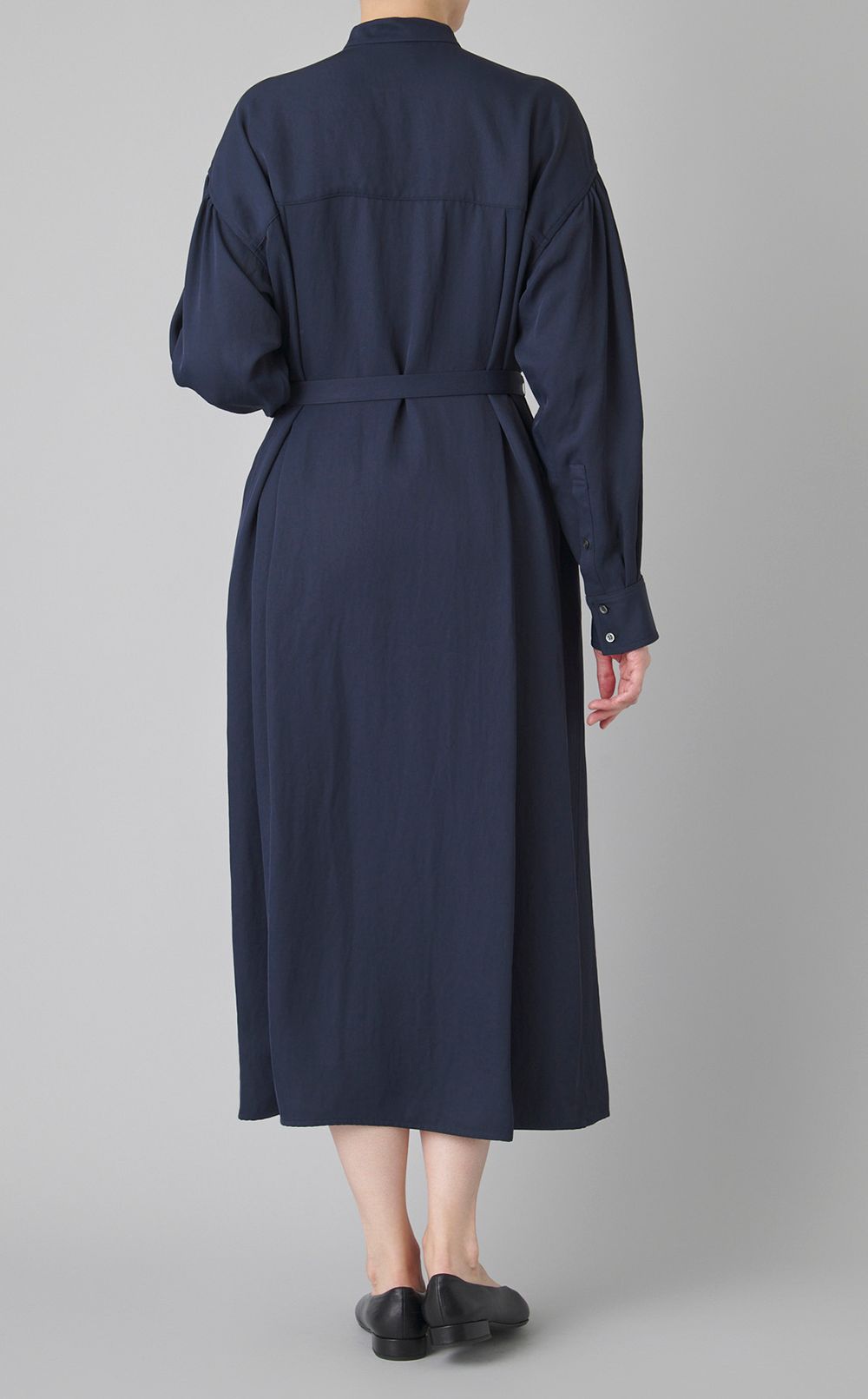 レースコンビシャツワンピース