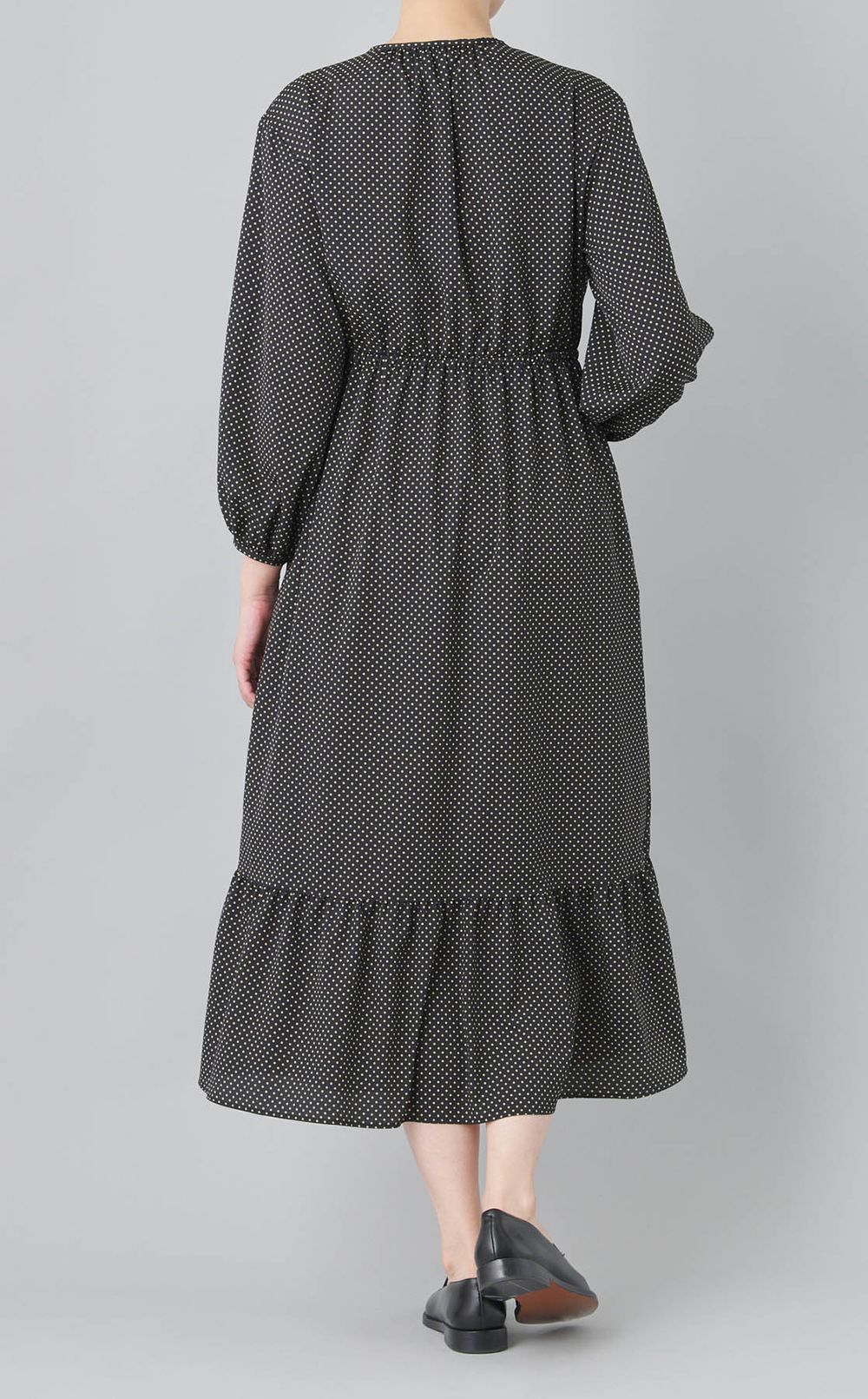 ミニドットティアードワンピース