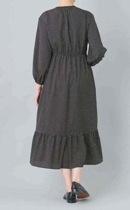 ミニドットティアードワンピース