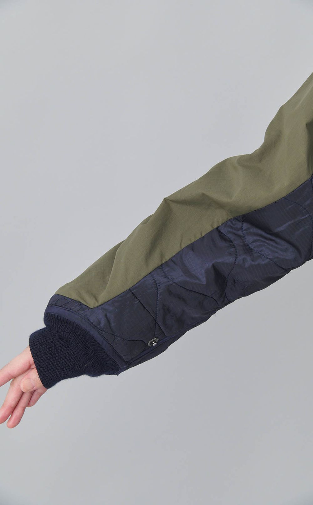 【reADdress】キルティング切替ブルゾン