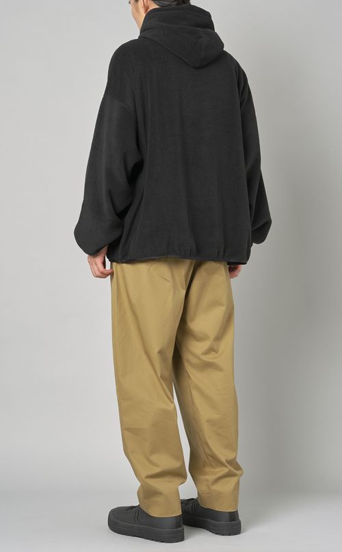 ソフトニットフリースパーカー