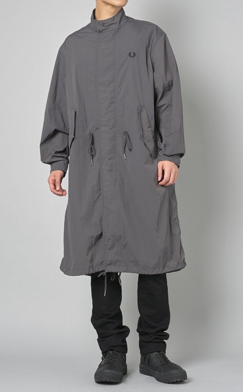 スタンドカラーモッズコート