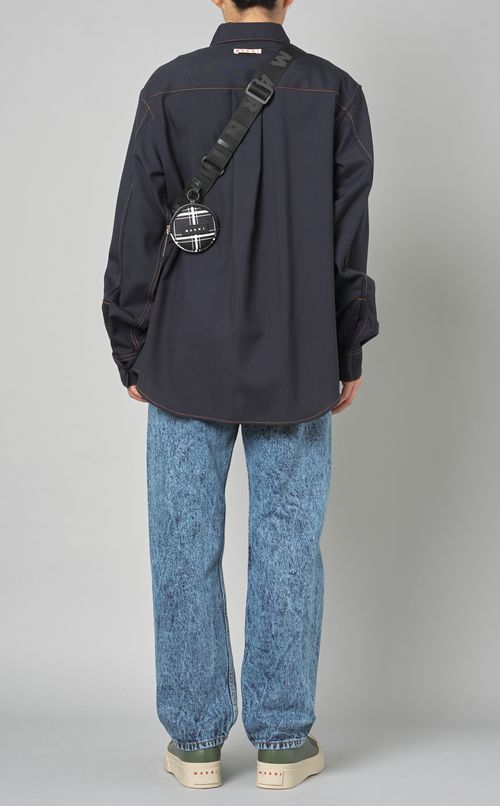 チェックナイロンカメラバック