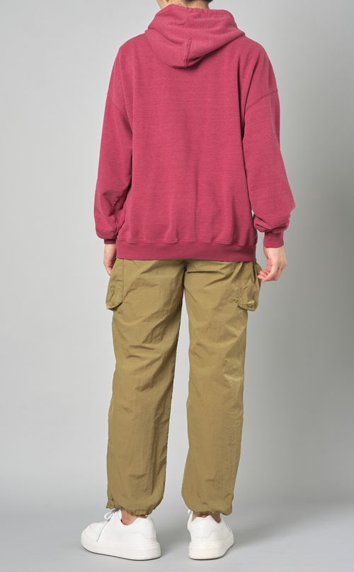 プリント裏毛パーカー