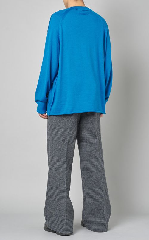 クルーネックニットプルオーバー