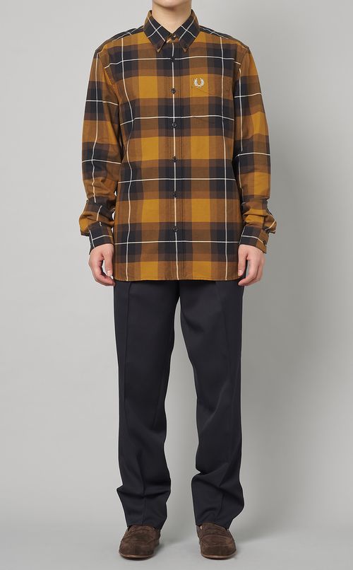 タータンチェックシャツ