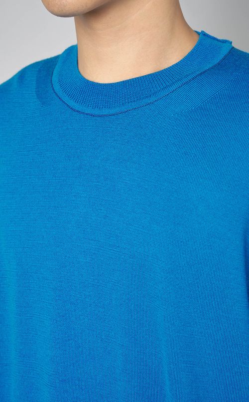 クルーネックニットプルオーバー