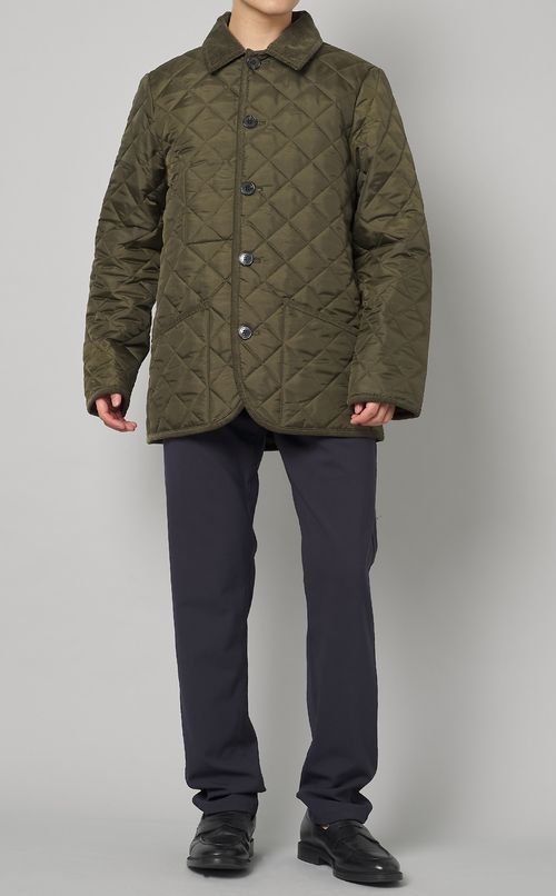 ウールドロストテーパードパンツ